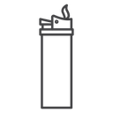 Lighter Black Outline icon
