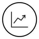 Line chart icon