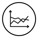 Line Chart (2) icon