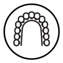 Lingual braces icon