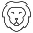 Lion head icon