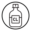 Liquid Chlorine chemical icon