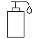 Liquid soap bottle icon