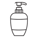 Liquid soap bottle icon