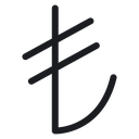 Lira sign 2 2 icon