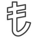 Lira sign icon