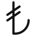 Lira sign (2) icon