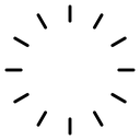 Loading Spinner Dashes icon