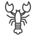 Lobster animal 3 icon