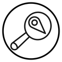 Location search icon