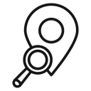 Location search icon