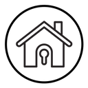 Lock home icon