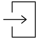 Log In Arrow Door icon