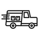 Logistics management icon