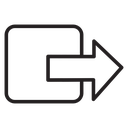 Logout exit icon