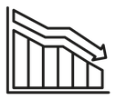 Loss Bar Chart icon