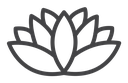 Lotus Black Outline icon