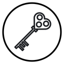 Love key icon