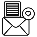 Love letter icon