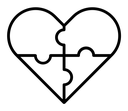 Love puzzle icon