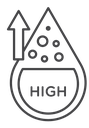 Low and high cholesterol icon