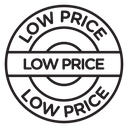 Low price stamp icon