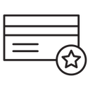 Loyalty card icon