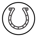 Lucky horseshoe icon