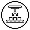 Machinery Robotic Arm icon