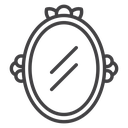 Magic mirror icon