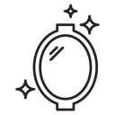 Magic mirror icon