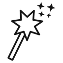 Magic wand icon