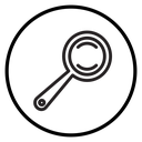 Magnifying glass icon