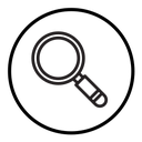 Magnifying glass icon