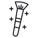 Makeup brush 3 icon
