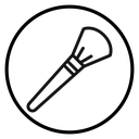 Makeup brush icon