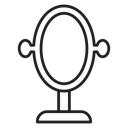 Makeup mirror icon