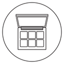 Makeup palette icon