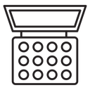 Makeup palette icon