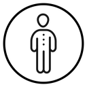 Man Black Outline icon
