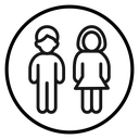 Man and woman icon