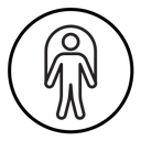 Man jumping with skipping rope icon