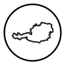 Map of Austria icon