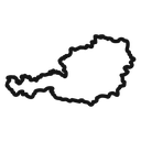 Map of Austria icon
