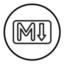 Markdown icon