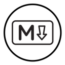 Markdown icon