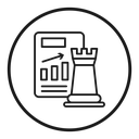 Marketing strategy icon