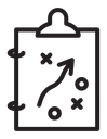 Marketing strategy icon