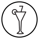 Martini glass icon