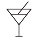 Martini glass icon
